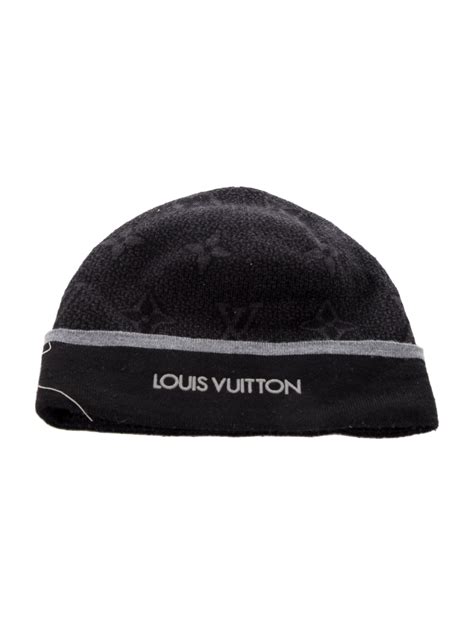 lv black hat|louis vuitton beanie hat black.